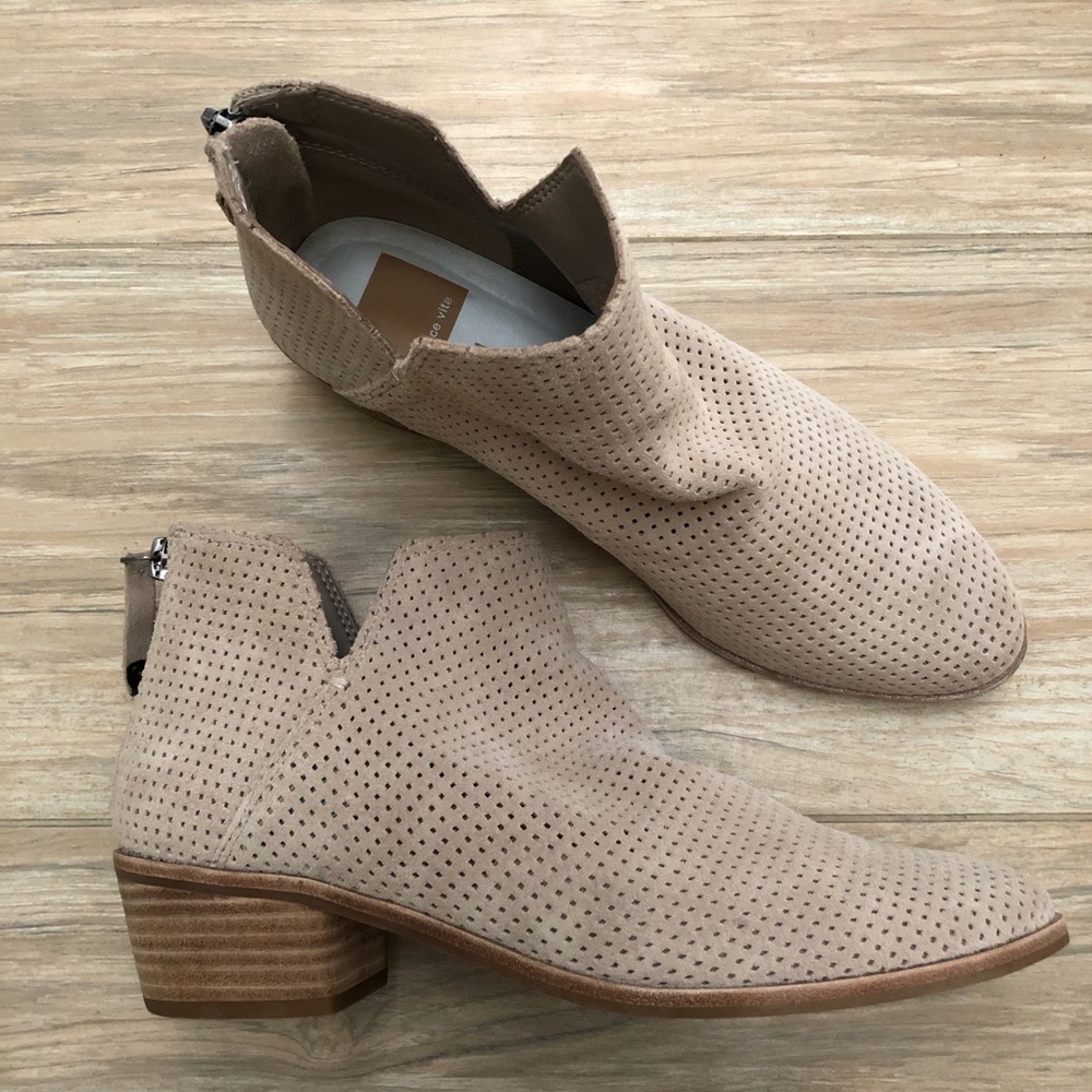 Dolce Vita Light Taupe Kipp Bootie Size 8